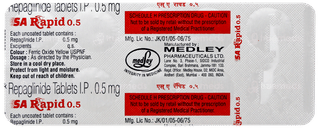 Sa Rapid 0.5 Tablet 10