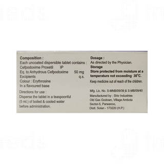 Sactum O 50 MG Tablet 10