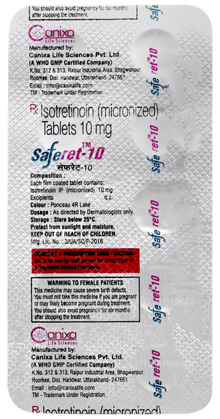 Saferet 10 Tablet 10