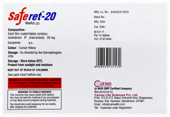 Saferet 20 Tablet 10 Saferet 20 Tablet 10