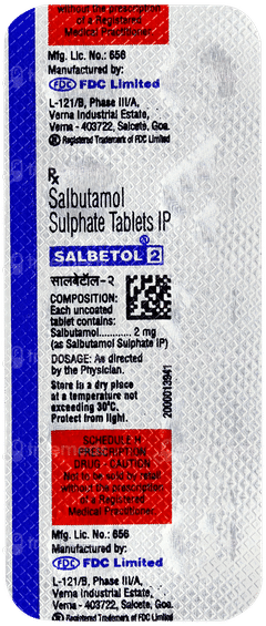 Salbetol 2 Tablet 10