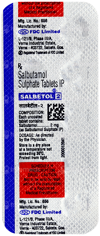 Salbetol 2 Tablet 10