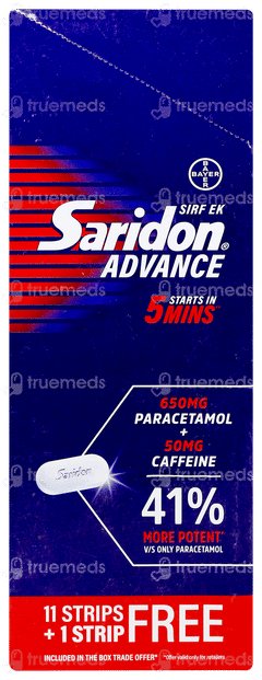 Saridon Advance Tablet 10