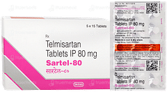 Sartel 80 Tablet 15