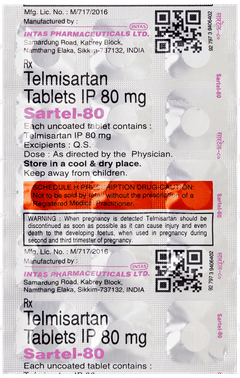 Sartel 80 Tablet 15