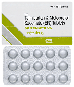 Sartel Beta 25 Tablet 15