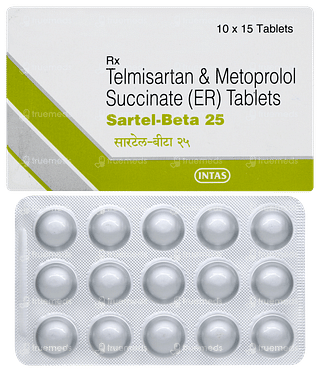 Sartel Beta 25 Tablet 15