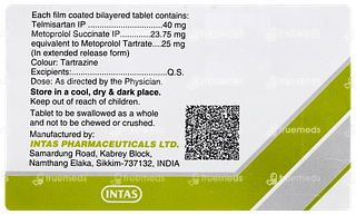 Sartel Beta 25 Tablet 15