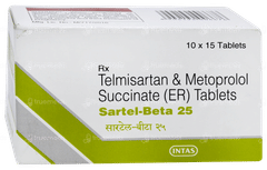 Sartel Beta 25 Tablet 15 Sartel Beta 25 Tablet 15