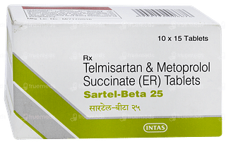 Sartel Beta 25 Tablet 15