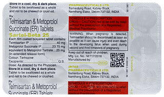 Sartel Beta 25 Tablet 15