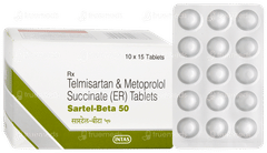 Sartel Beta 50 Tablet 15 Sartel Beta 50 Tablet 15