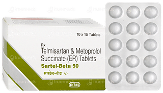Sartel Beta 50 Tablet 15