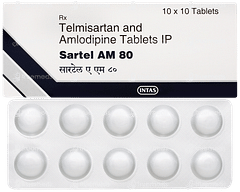 Sartel Am 80 Tablet 10