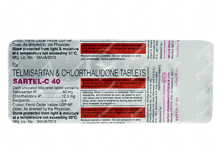 Sartel C 40/12.5 MG Tablet 10