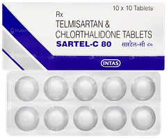 Sartel C 80 Tablet 10