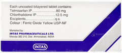 Sartel C 80 Tablet 10 Sartel C 80 Tablet 10