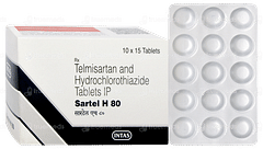 Sartel H 80 Tablet 15