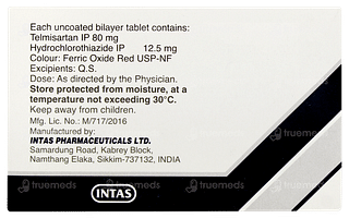 Sartel H 80 Tablet 15
