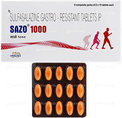 Sazo 1000 Tablet 15