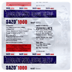 Sazo 1000 Tablet 15 Sazo 1000 Tablet 15