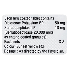 Seap D 50/10 Mg Tablet 10 Seap D 50/10 Mg Tablet 10