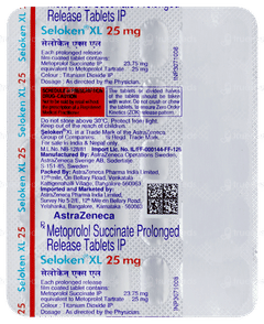 Seloken Xl 25mg Tablet 30 Seloken Xl 25mg Tablet 30