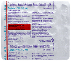 Seloken Xl 50mg Tablet 30 Seloken Xl 50mg Tablet 30