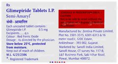 Semi Amaryl Tablet 30 Semi Amaryl Tablet 30