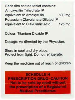 Sensiclav 625 Tablet 10
