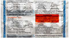 Sensiclav 625 Tablet 10