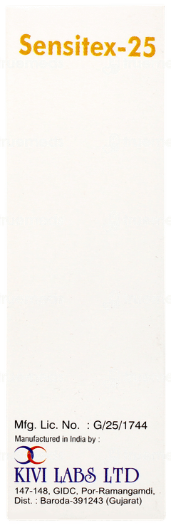 Sensitex 25 Tablet 10