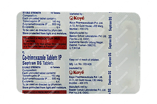 Septran Ds 160/800 MG Tablet 10