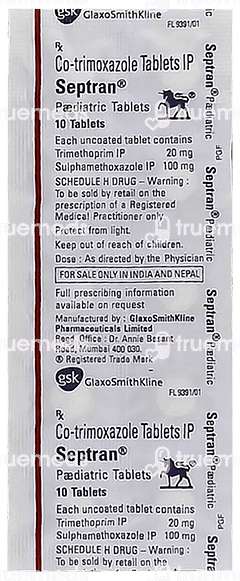 Septran Paediatric Tablet 10
