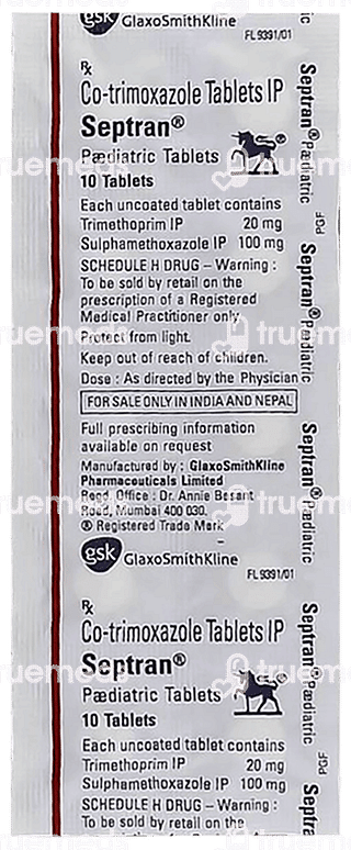 Septran Paediatric Tablet 10
