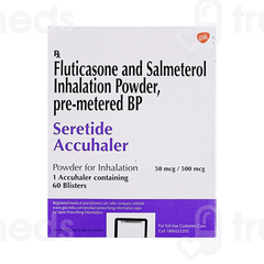 Seretide Accuhaler 50mcg/500mcg Blister 60 Seretide Accuhaler 50mcg/500mcg Blister 60