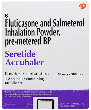 Seretide Accuhaler 50mcg/500mcg Blister 60