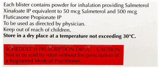 Seretide Accuhaler 50Mcg/500Mcg Blister 60
