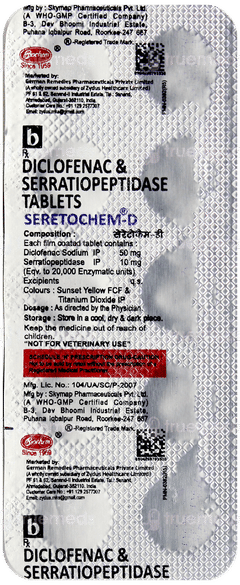 Seretochem D Tablet 10