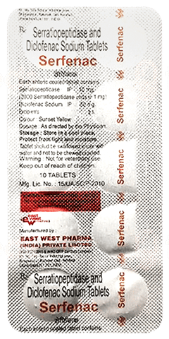 Serfenac 50/10 Mg Tablet 10