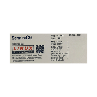 Sermind 25 MG Tablet 10