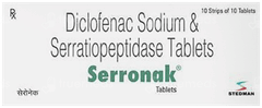 Serronak 50/10Mg Tablet 100