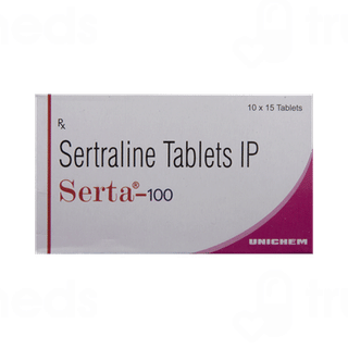 Serta 100 MG Tablet 15