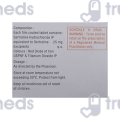 Serta 25 MG Tablet 15 Serta 25 MG Tablet 15