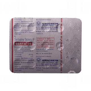 Serta 25 MG Tablet 15