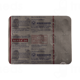 Serta 50 MG Tablet 15
