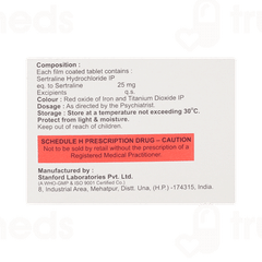 Sertagress 25 MG Tablet 10