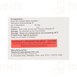 Sertagress 25 MG Tablet 10