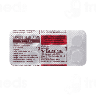 Sertee 25 MG Tablet 10