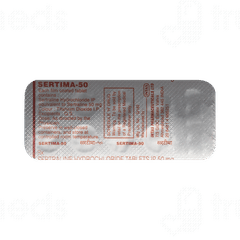 Sertima 50 MG Tablet 10